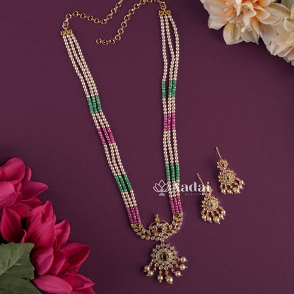 Dynasty Bloom Swarovski Pearl Layer Mala