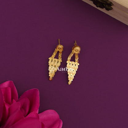 Alluring Layered Gold Plated Forming Necklace