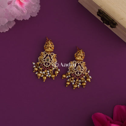 Elaborately Nakshi Kasu Necklace