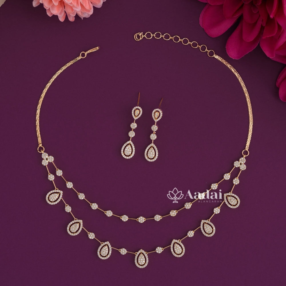 Valoria Layer Diamond Replica Necklace 