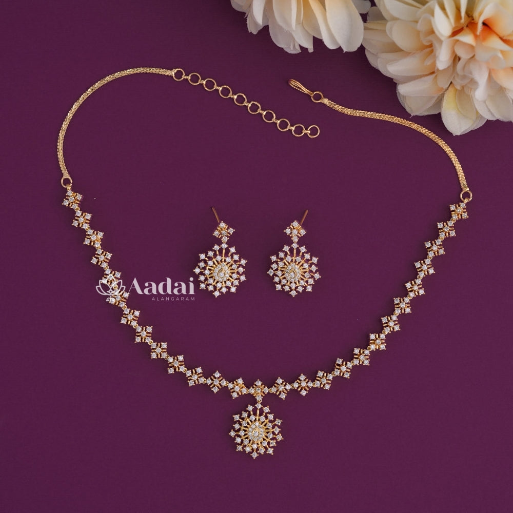Whimsical Diamond Replica Necklace 