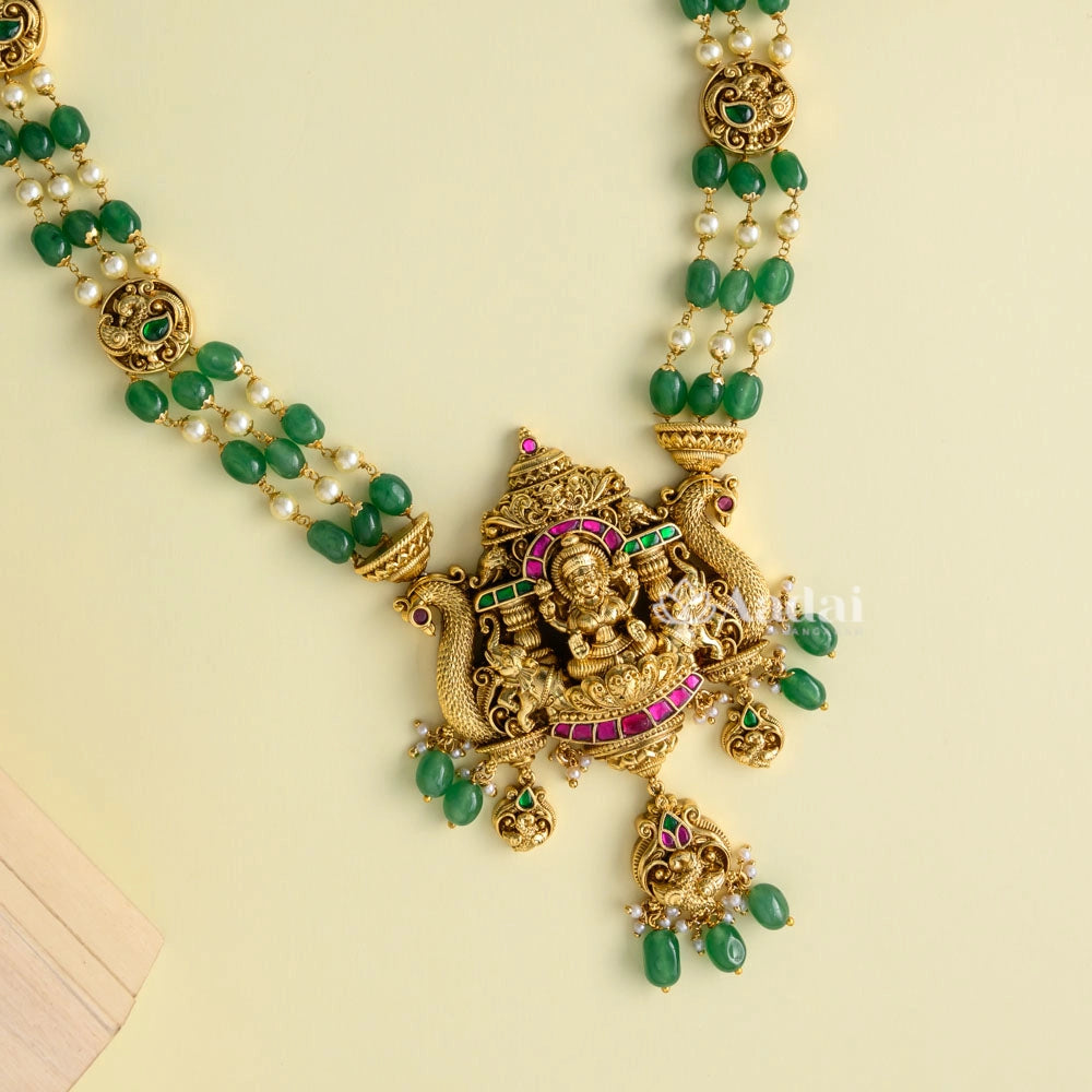 Antique Lakshmi Jada Layer Bead Mala