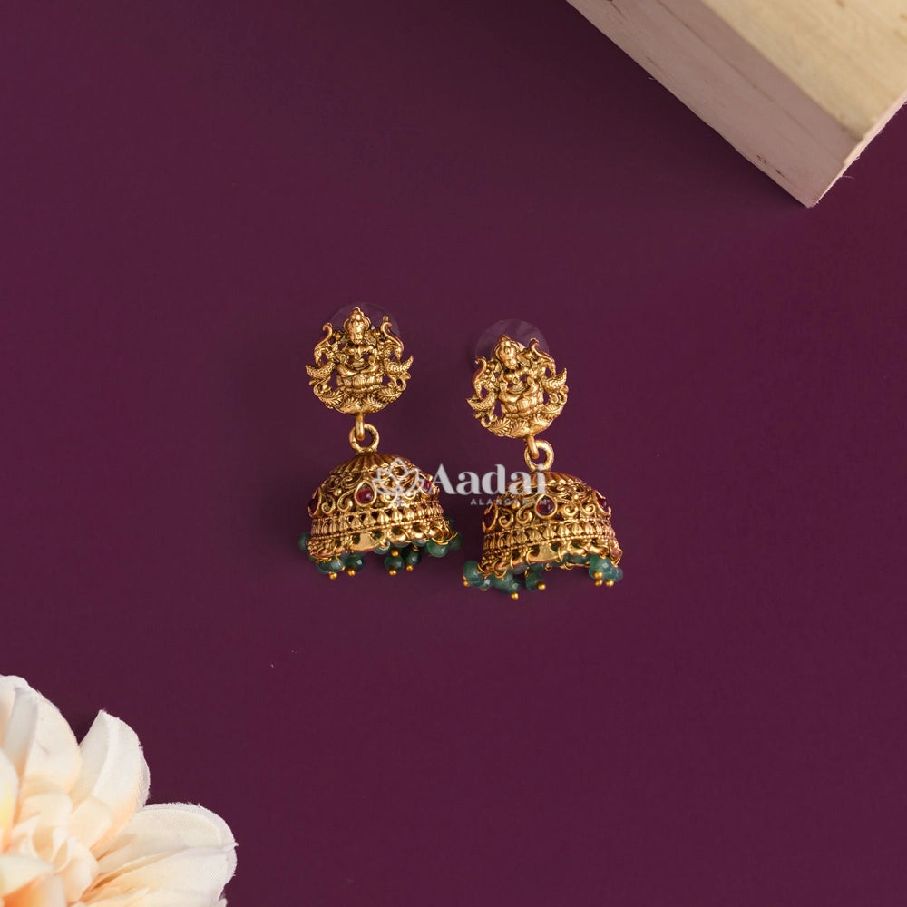 White Beaded Lakshmi Rani Haram