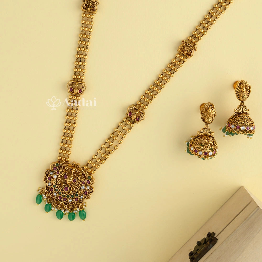 Imperial Peacock Layer Pendant Haram 