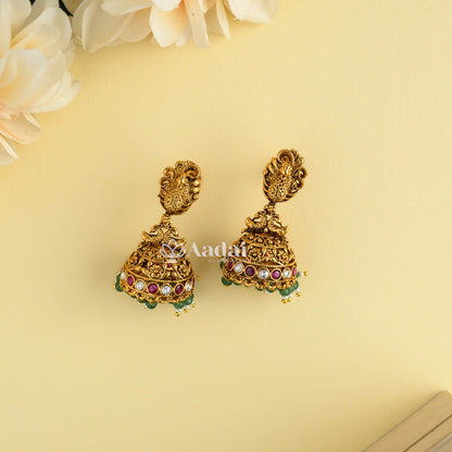 Imperial Peacock Layer Pendant Haram 