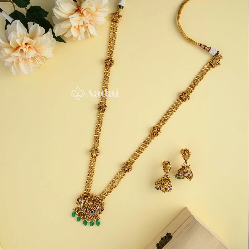 Imperial Peacock Layer Pendant Haram 