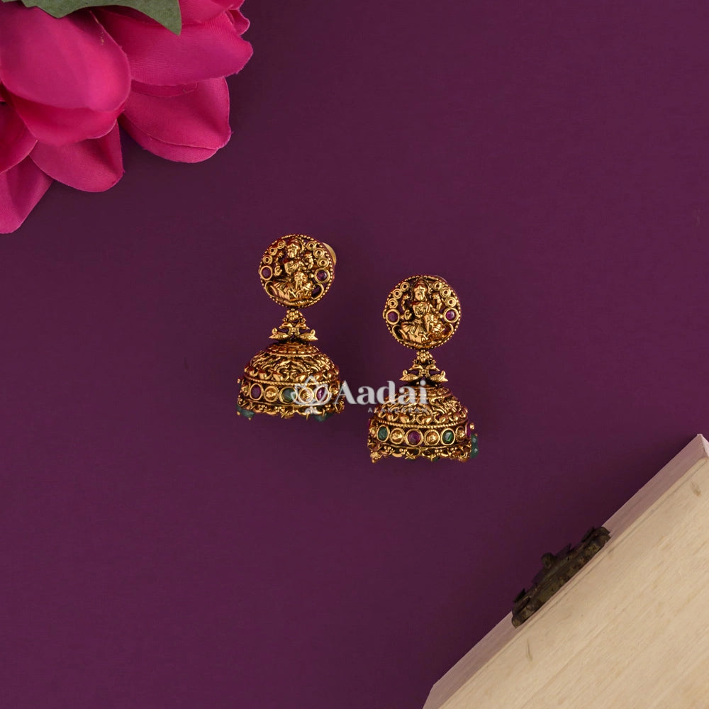 Divine Lakshmi Layer Pendant Haram Chain