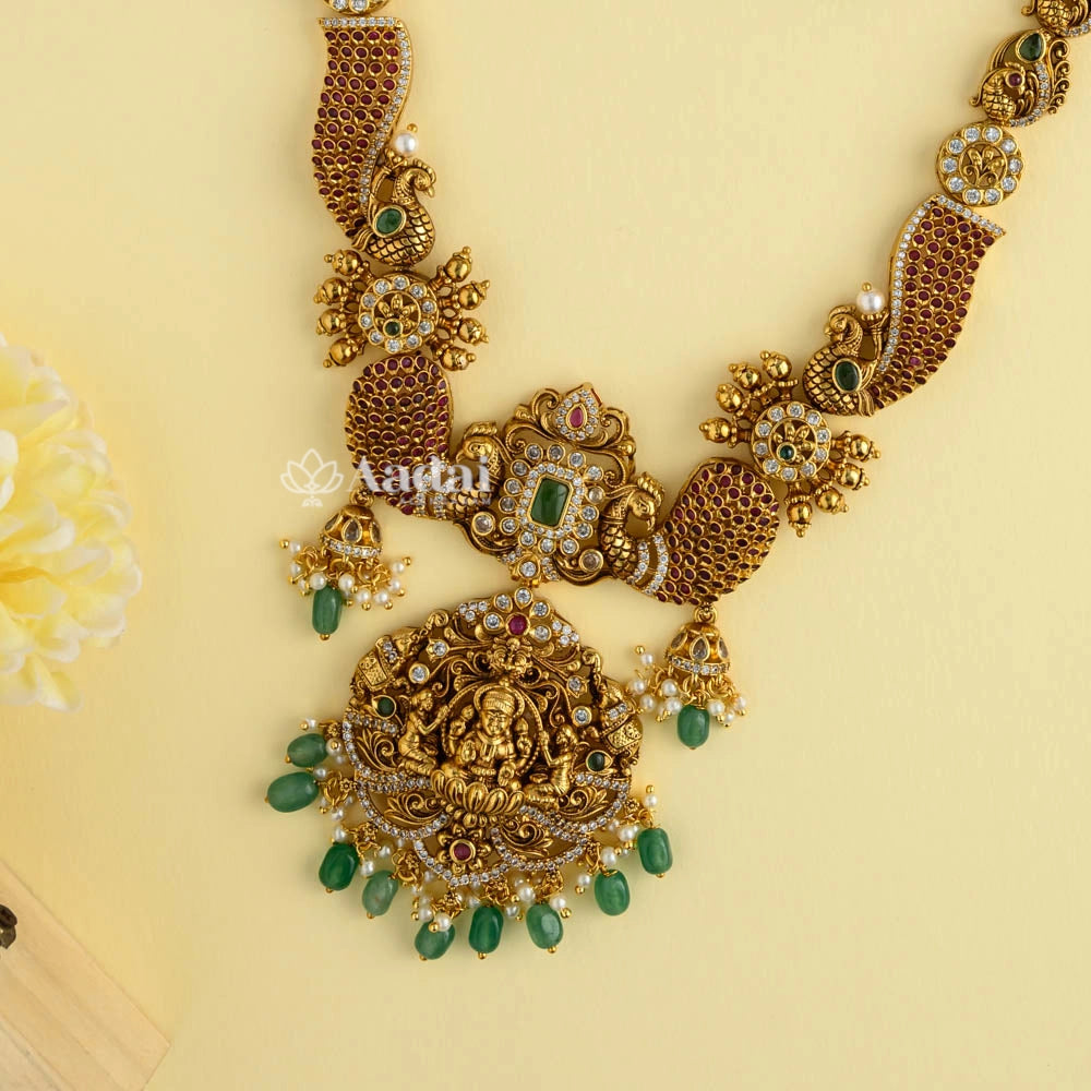 Mesmerising Unique Lakshmi Haram