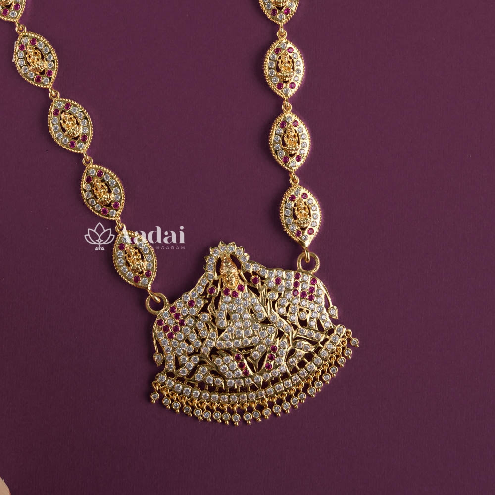 Sparkling Vintage Impon Lakshmi Haram