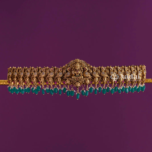 Antique Lakshmi & Peacock Hipbelt