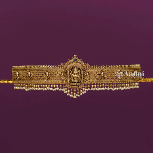 Intricately Designed Lakshmi Devi Hip belt
