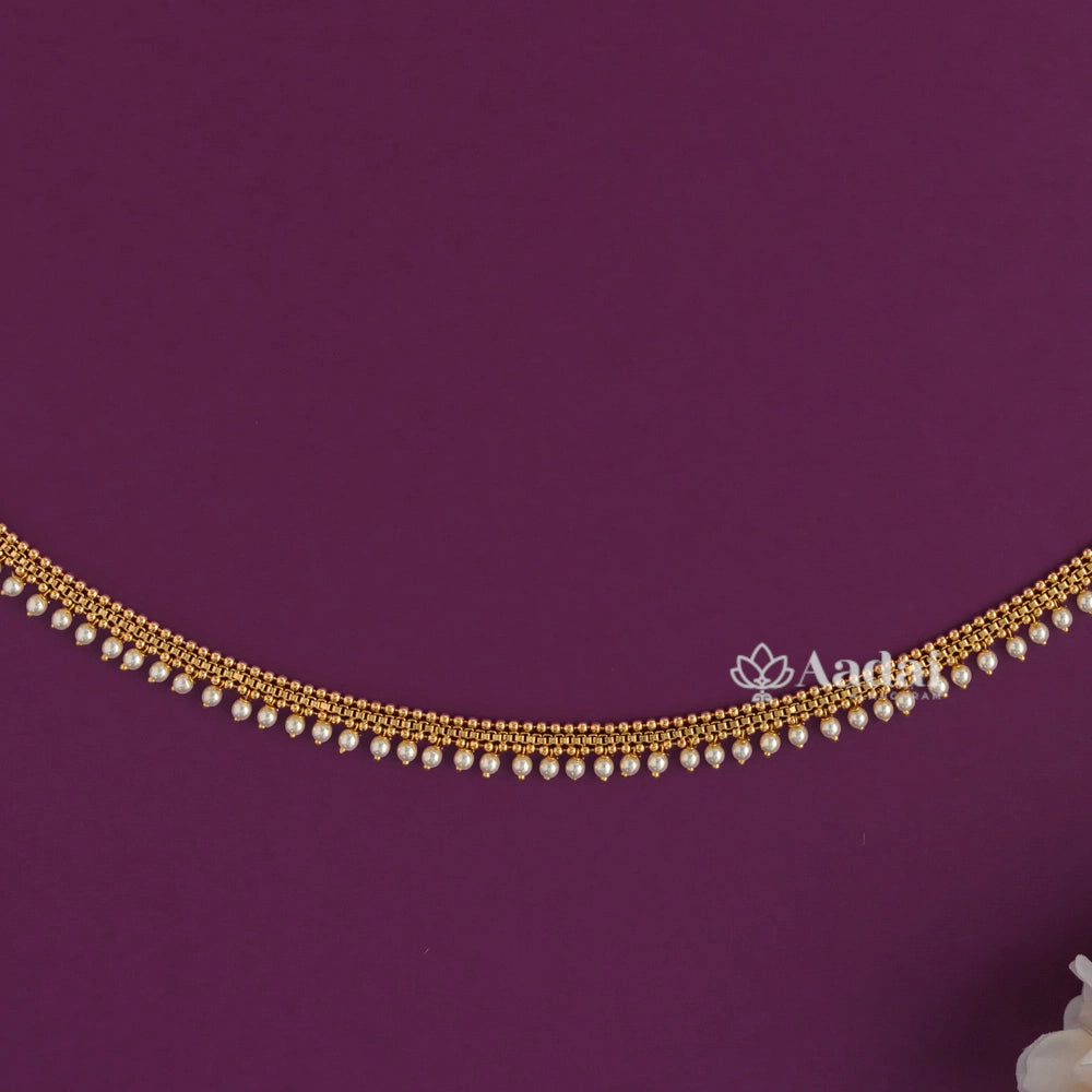 Simple Elegant Pearl Hip Chain