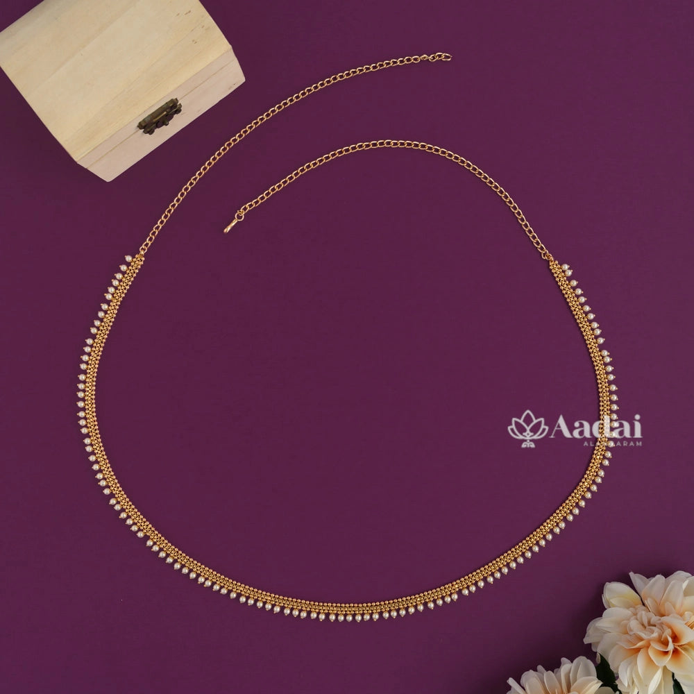 Simple Elegant Pearl Hip Chain