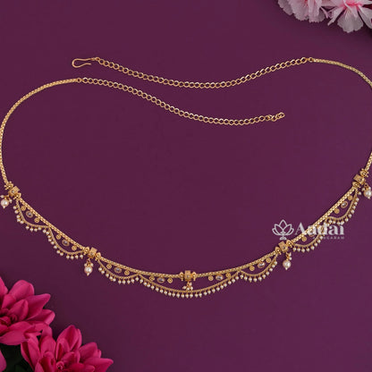 Verdant Simple Pearl Hip Chain