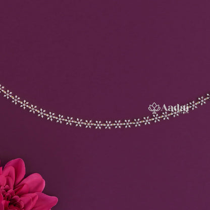 Marquise Floral Simple Hip Chain