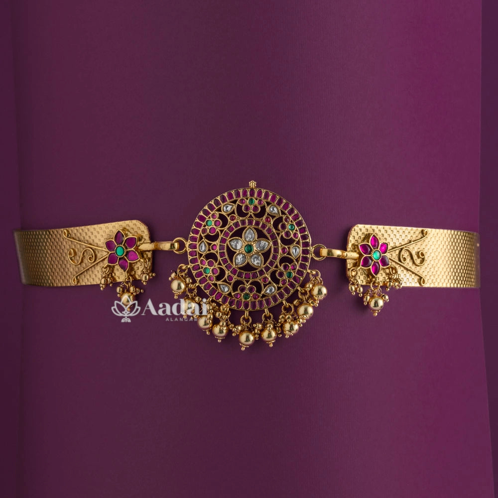 Round Star Kemp Pendant Style Hip Belt