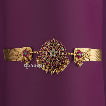 Round Star Kemp Pendant Style Hip Belt