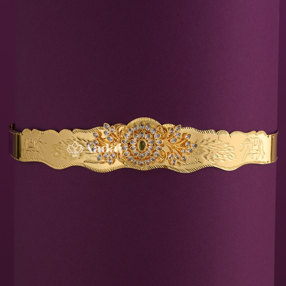 Sparkling Floral Kids Oddiyanam / Hip Belt