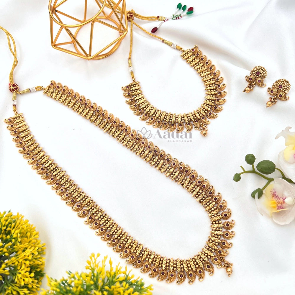 Gold Look alike Mango Design Combo Set