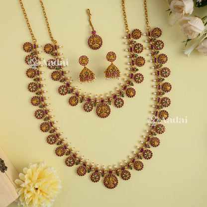 Fascinating Nakshi Butta Bridal Combo Set