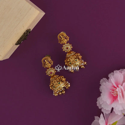 Sculpted Nakshi Lakshmi’s Motif Bridal Combo