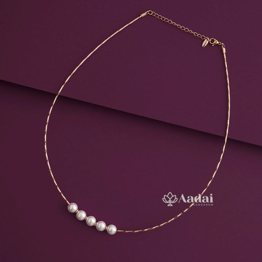 Italian Style Pearl String Necklace