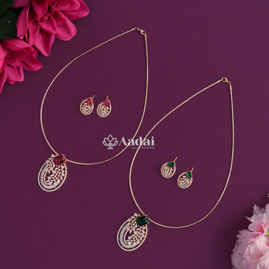 Insculpted Floral Pendant With Italian Style String