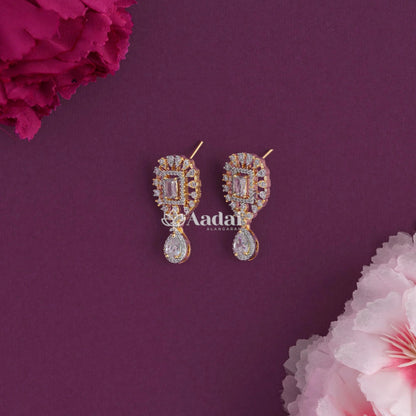 Crimson Floral White Pendant With Italian String