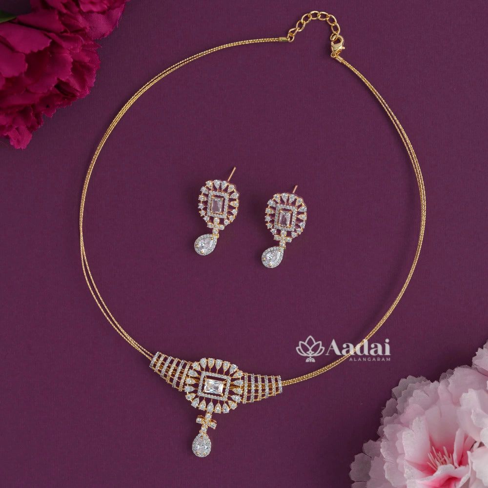 Crimson Floral White Pendant With Italian String