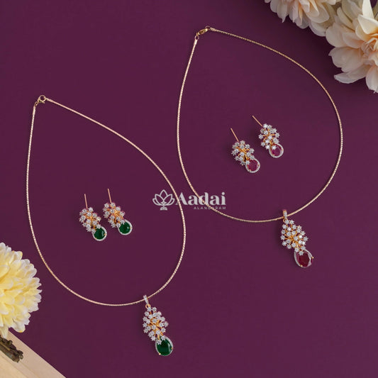 Frosty  Pendant With Italian Style String