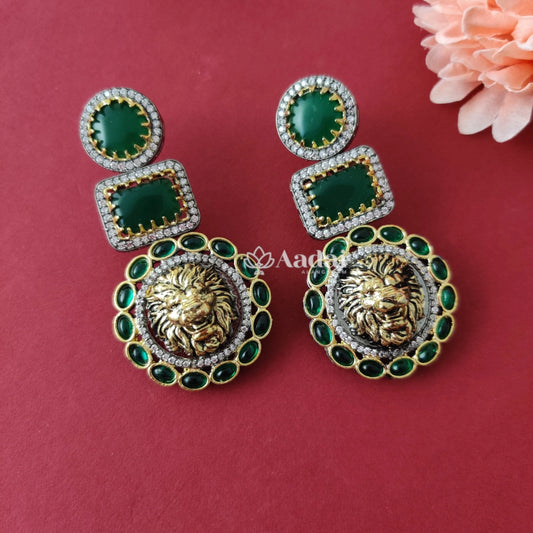 Sabyasachi replica earring - Green