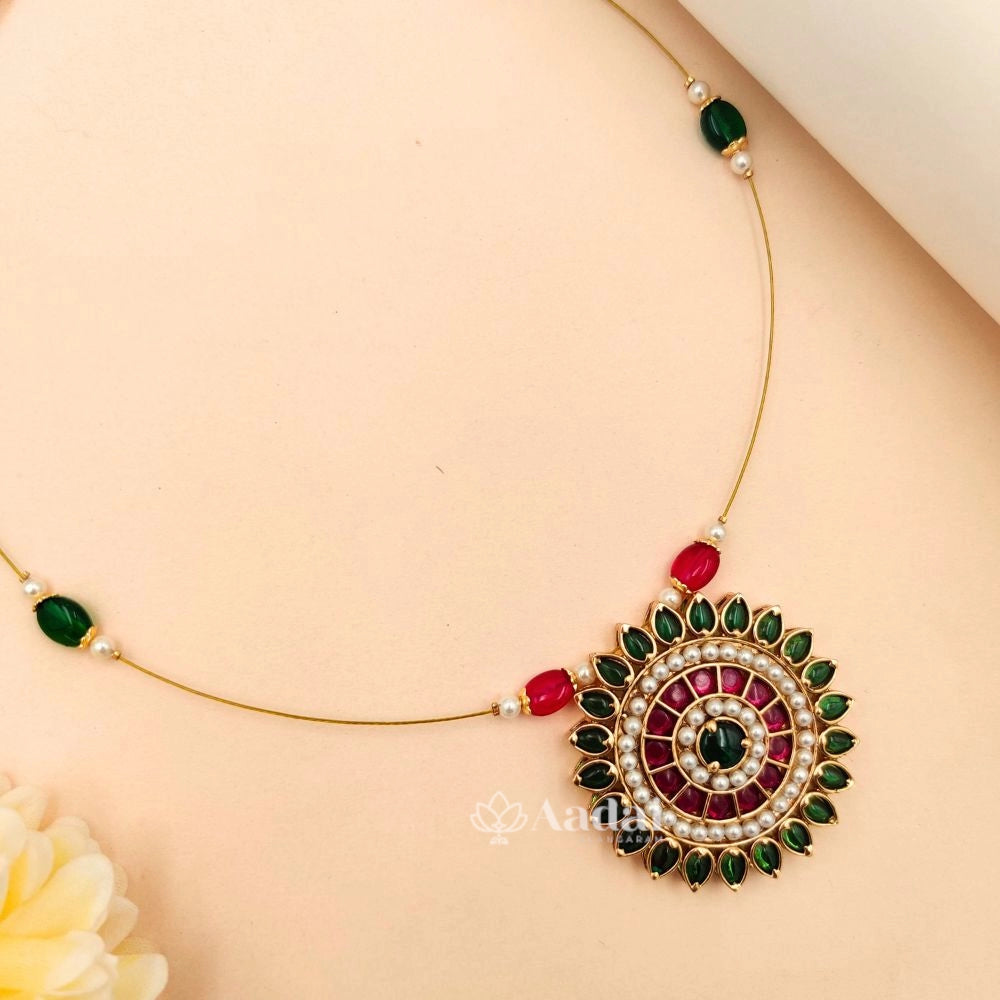 Kemp Floral Invisible Chain - Green