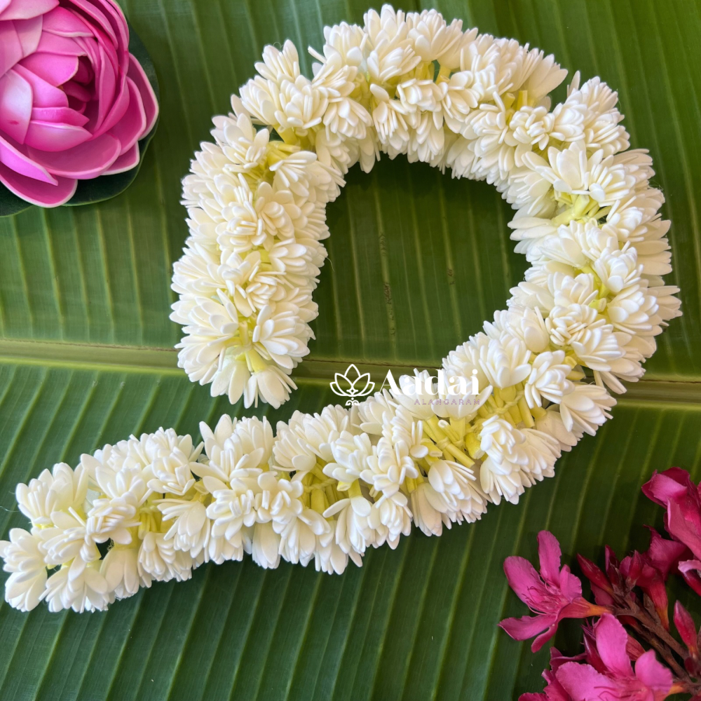 Realistic & Reusable Mullai Poo Double Layer Foam Sheet String