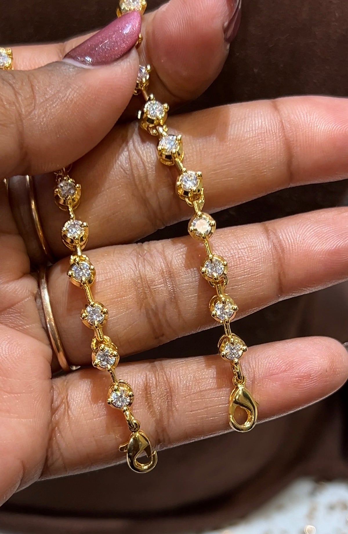 Lakshmi Pranathi Inspired Diamond Replica Thali