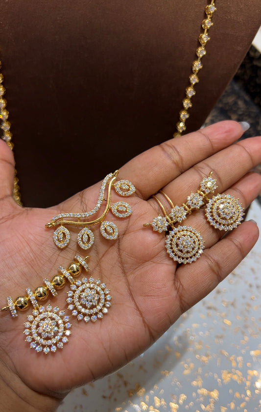Lakshmi Pranathi Inspired Diamond Replica Thali