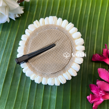 Semi Bloomed 2 Layer With Lotus Foam Sheet Plier Clip