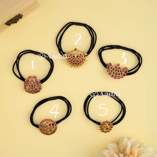 Kemp Pendant Hair Rubber Band - 3