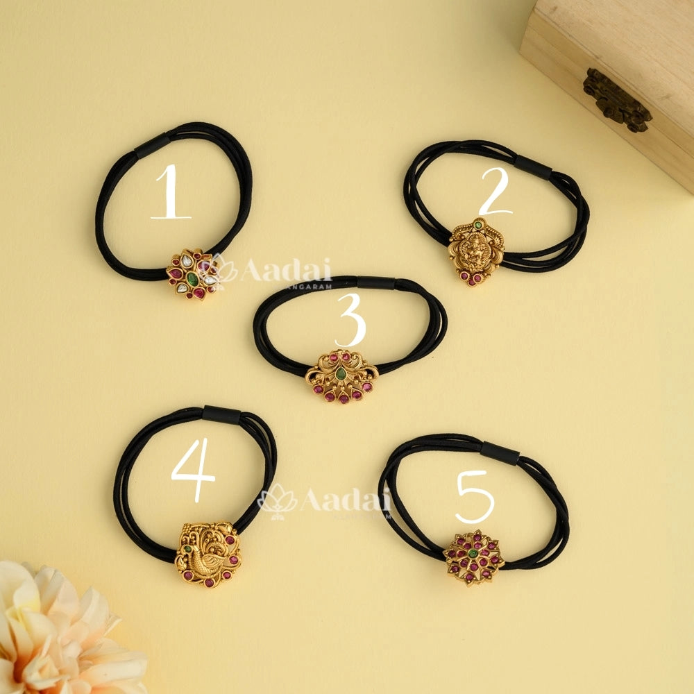 Kemp Pendant Hair Rubber Band - 4