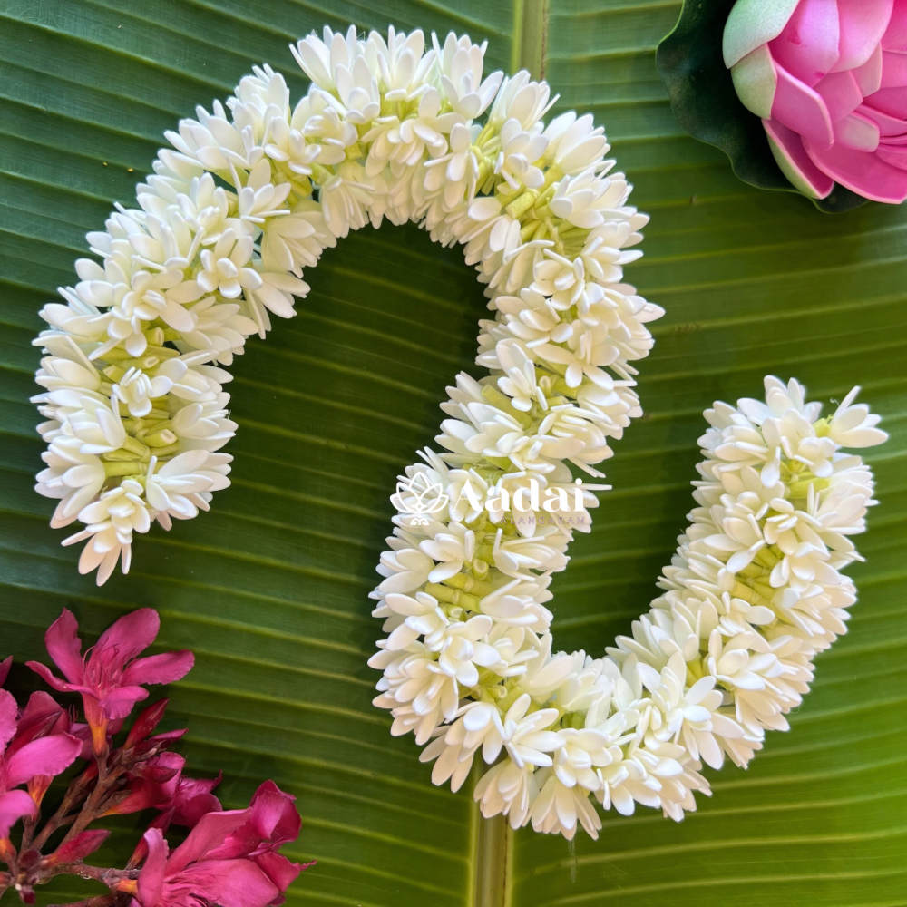 Realistic & Reusable Mullai Poo Single Layer Foam Sheet String