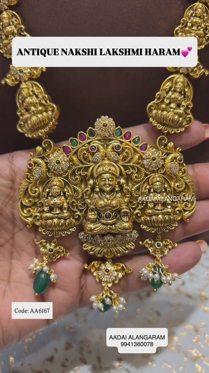 Antique Nakshi Lakhmi Haram