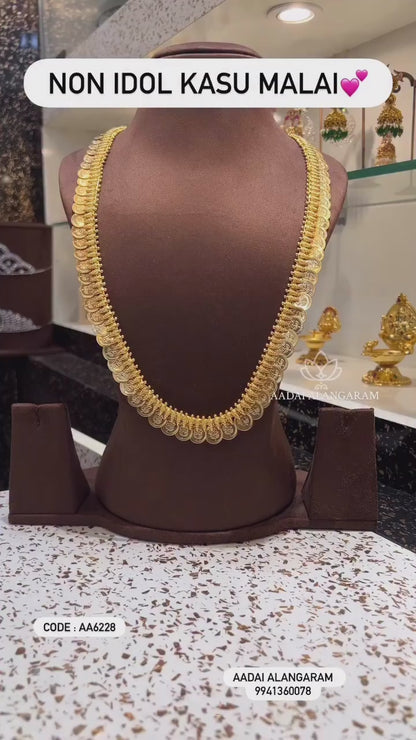 Non Idol Micro Plating Kasu Malai Haram