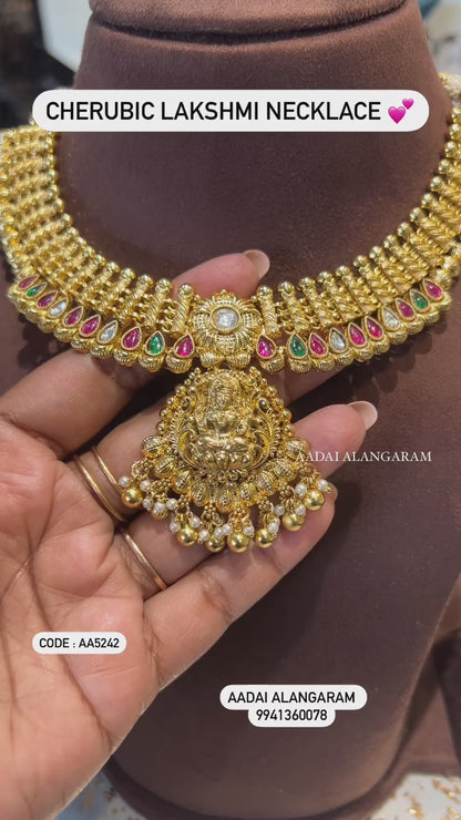 Cherubic Lakshmi Necklace