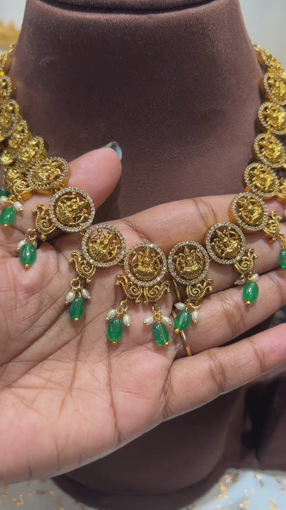 Gracious Antique Lakshmi Nakshi Neckalce