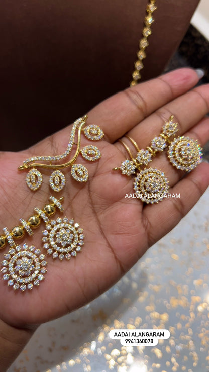Lakshmi Pranathi Inspired Diamond Replica Thali