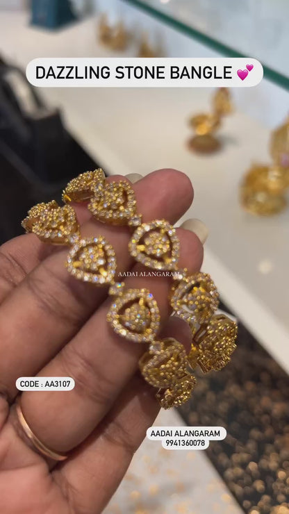 Floral AD bangle