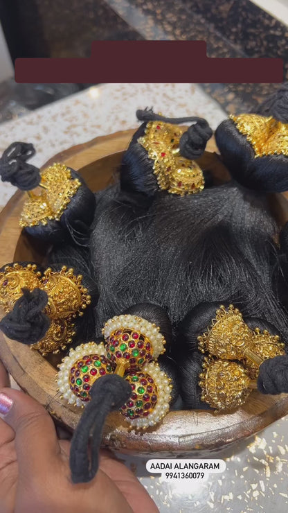 Gold Finish Enamel Kuppulu / Kunjalam