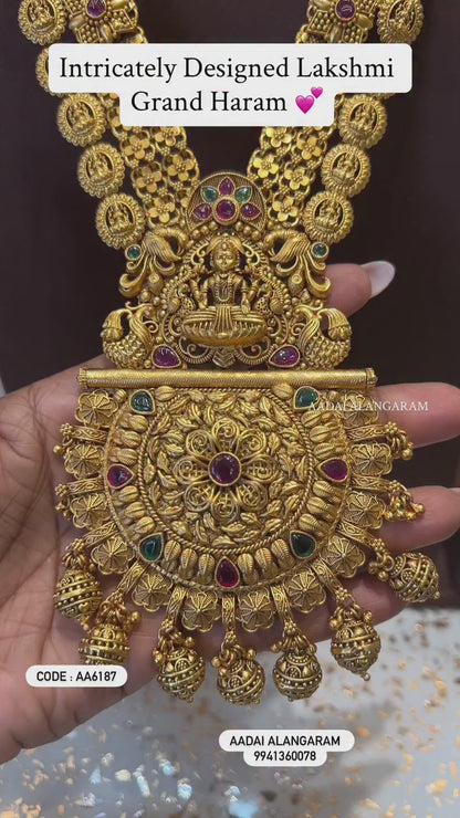 Intricately Designed Lakshmi Grand Haram