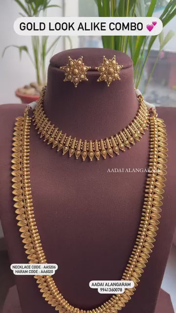 Antique Mullai Mottu Necklace