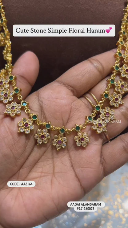 Cute Stone Simple Floral Haram